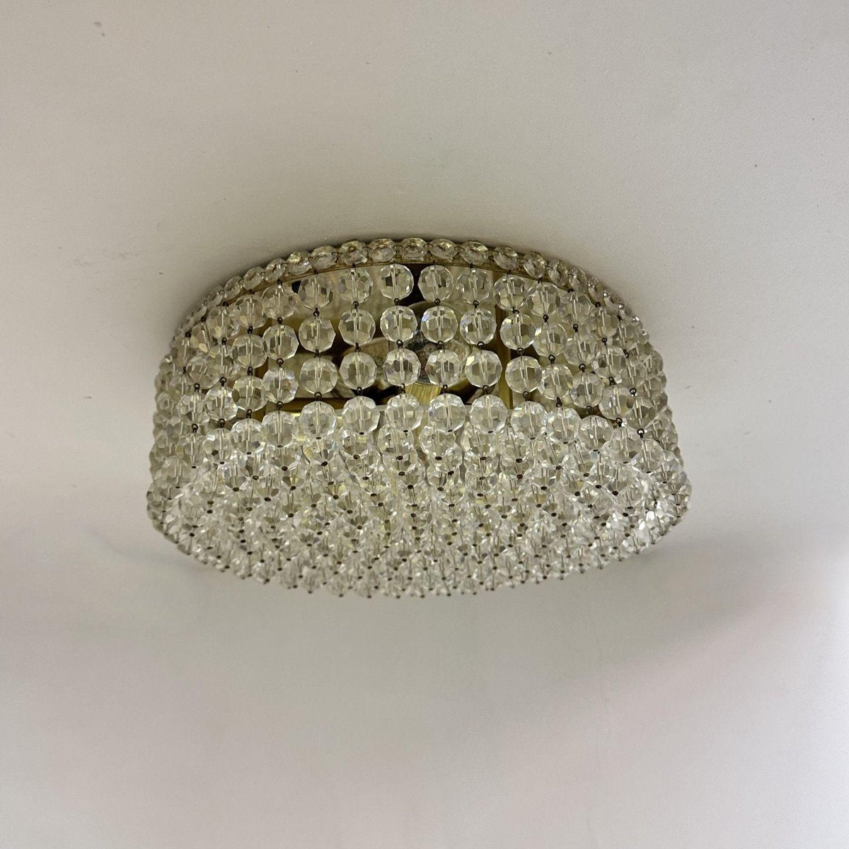 Flush Mount with Swarovski Crystals, 1970s