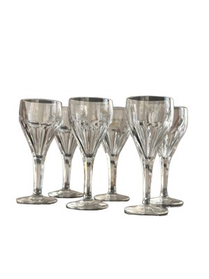 Flute Liqueur Glasses from Villeroy and Boch Milano, 1960s, Set of 6-SEI-1404694