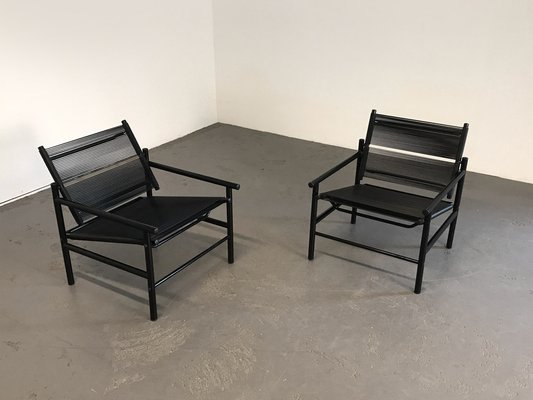 Fly Line Armchairs by Giandomenico Belotti for CMP Padova, 1980s, Set of 2-RPY-1795941