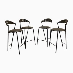 Fly Line Bar Stools, 1980, Set of 4-NPC-1186342