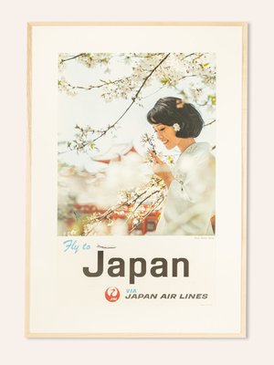 Fly to Japan Poster, 1960s-GPP-988474