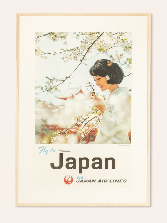 Fly to Japan Poster, 1960s