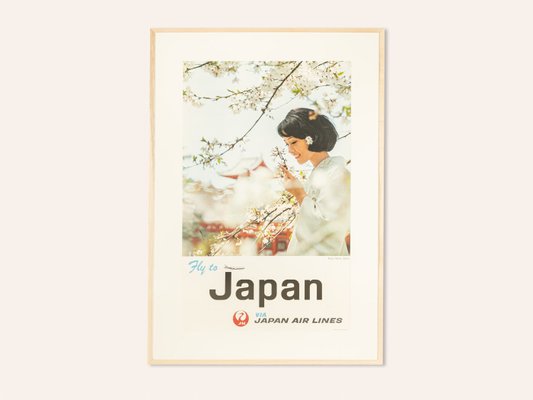 Fly to Japan Poster, 1960s-GPP-988474