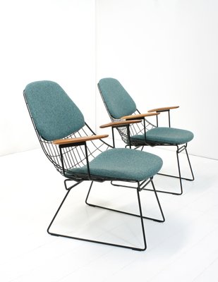 FM06 Wire Lounge Armchairs by Cees Braakman & Adriaan Dekker for Pastoe, Set of 2-SES-2032203