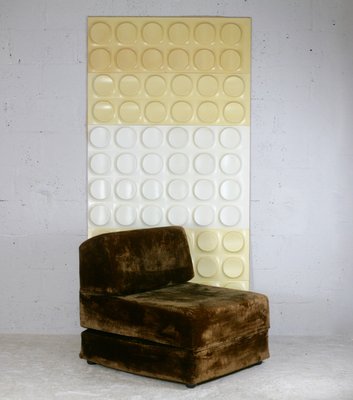 Foam & Velvet Amber Chair, France, 1970-MAO-1137282