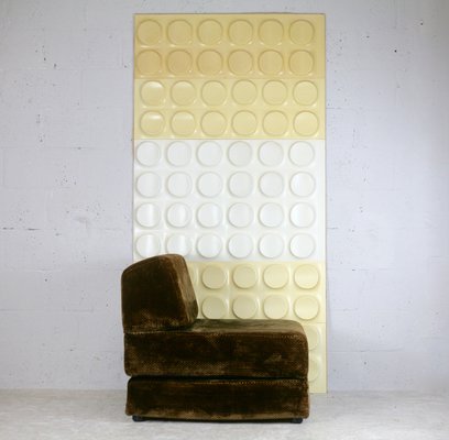 Foam & Velvet Amber Chair, France, 1970-MAO-1137282