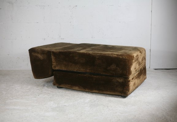 Foam & Velvet Amber Chair, France, 1970-MAO-1137282