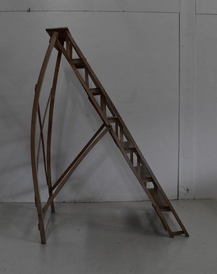 Foldable Beech Business Stepladder, 1940s-RVK-1431806