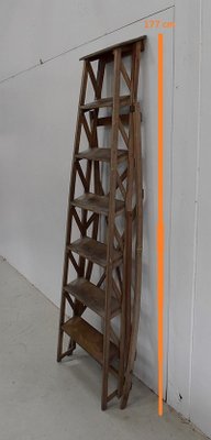 Foldable Beech Business Stepladder, 1940s-RVK-1431806