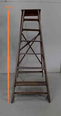 Foldable Beech Business Stepladder, 1940s-RVK-1431806