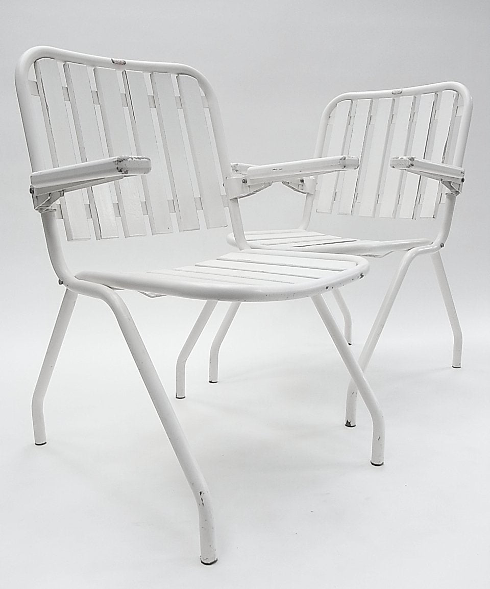 Foldable Garden Armchairs from HEM, 1960s, Set of 2