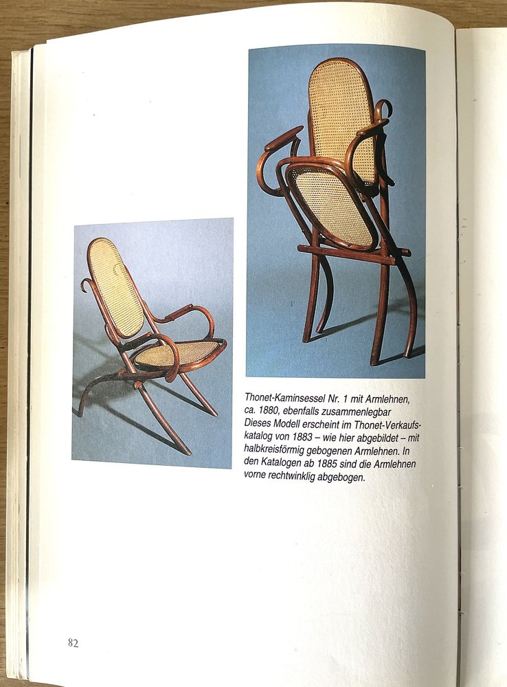 Foldable Model No. 1 Armchair in Bentwood from Gebrüder Thonet Vienna GMBH, 1883