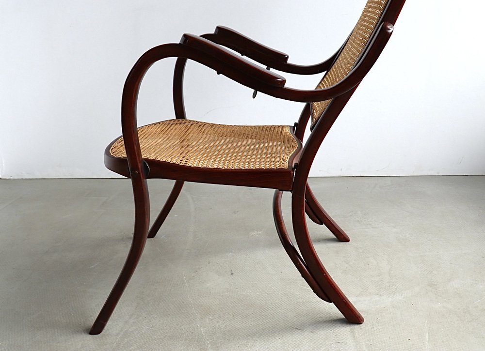 Foldable Model No. 1 Armchair in Bentwood from Gebrüder Thonet Vienna GMBH, 1883