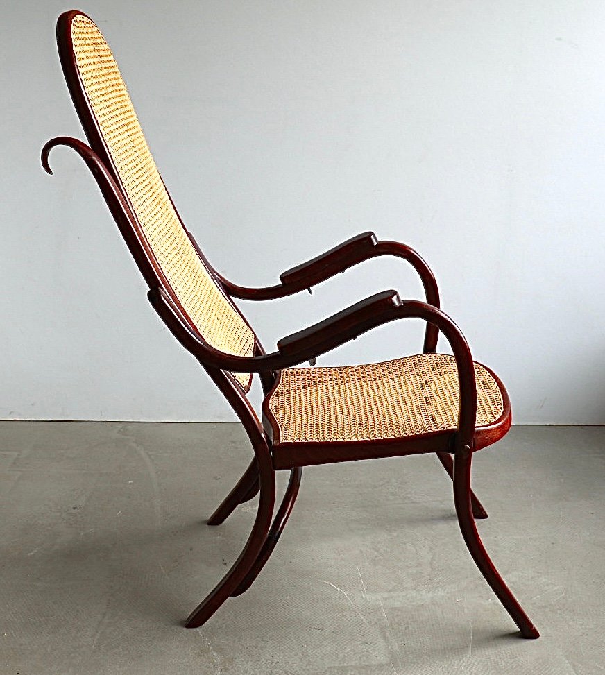 Foldable Model No. 1 Armchair in Bentwood from Gebrüder Thonet Vienna GMBH, 1883