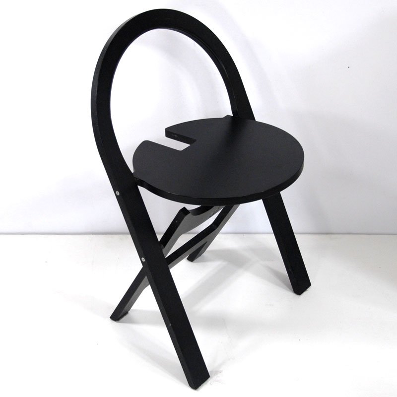 Foldable Plywood Chairs, Denmark, 1990s, Set of 6