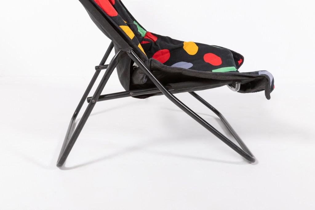 Foldable Pop Art Lounge Chairs, 1990s, Set of 2