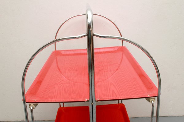 Foldable Serving Cart from Dinett, 1970s-PF-1768515