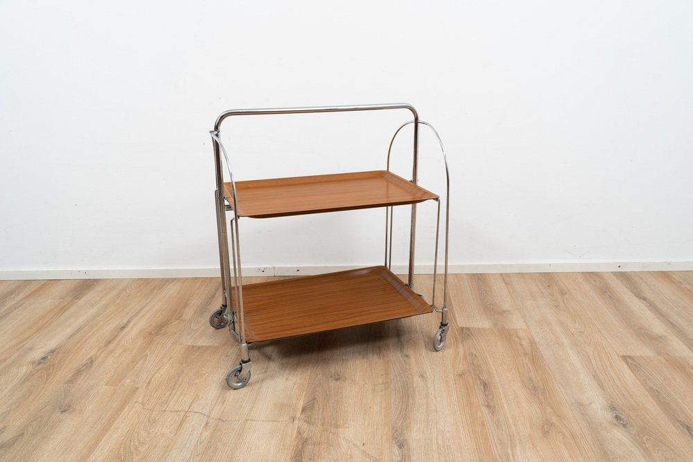 Foldable Serving Trolley by Bremshey & Co., 1960s