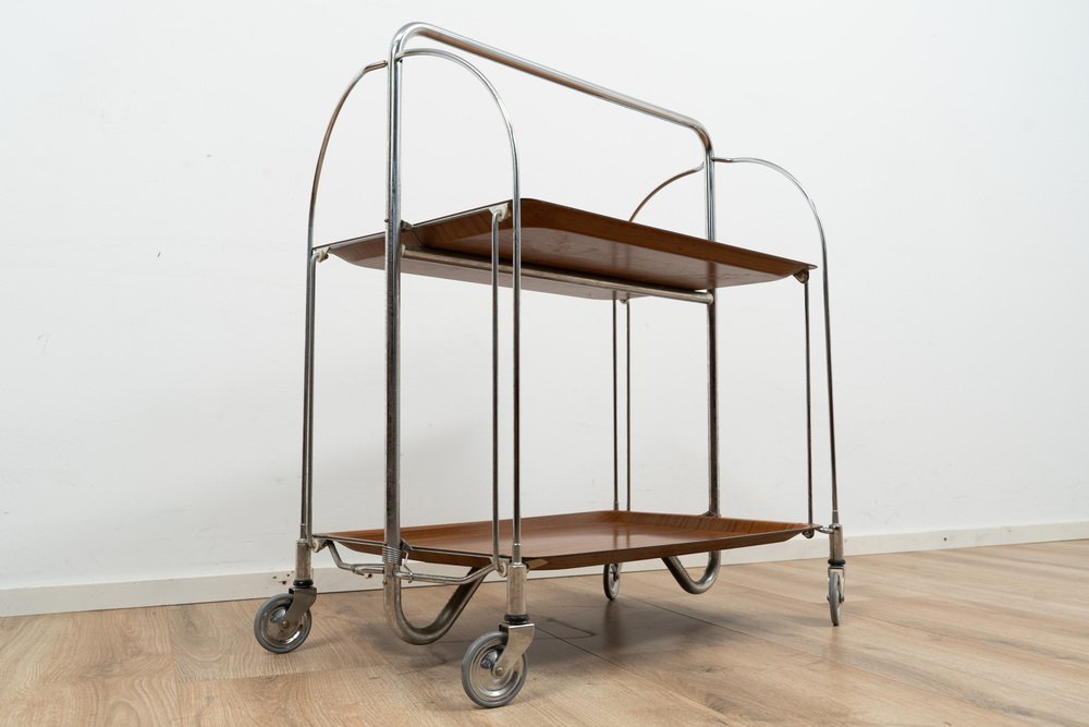 Foldable Serving Trolley by Bremshey & Co., 1960s