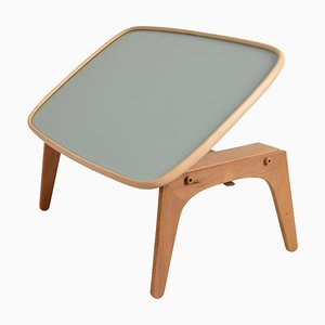 Folding and Adjustable Bed Tray in Laminated Wood by Fratelli Reguitti, Italy, 1950s-JDR-1126280