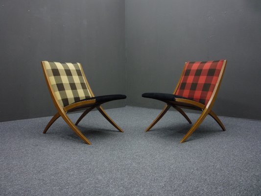 Folding Antimott Chairs by Ulrich Hermstrüwer for Wilhelm Knoll, 1950s, Set of 2-UG-1706490