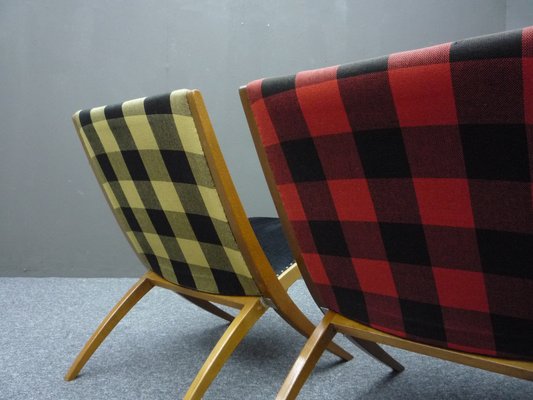 Folding Antimott Chairs by Ulrich Hermstrüwer for Wilhelm Knoll, 1950s, Set of 2-UG-1706490