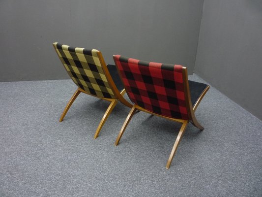 Folding Antimott Chairs by Ulrich Hermstrüwer for Wilhelm Knoll, 1950s, Set of 2-UG-1706490