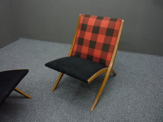 Folding Antimott Chairs by Ulrich Hermstrüwer for Wilhelm Knoll, 1950s, Set of 2-UG-1706490