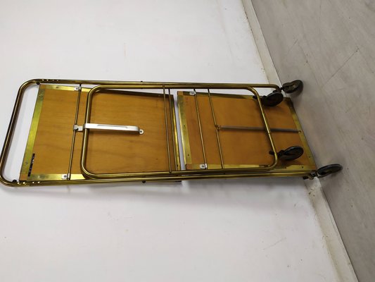 Folding Cart on Wheels in Brass-EAD-1259048