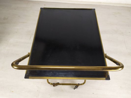 Folding Cart on Wheels in Brass-EAD-1259048