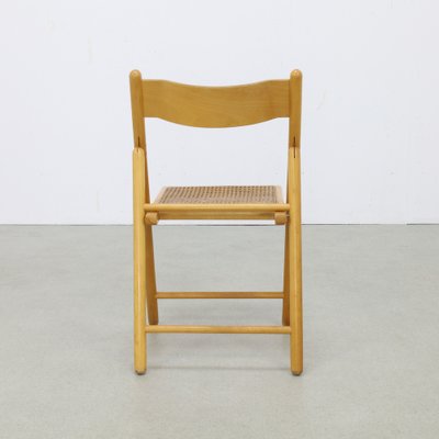 Folding Chair in Webbing & Wood attributed to Habitat, 1980s-RZV-1806987