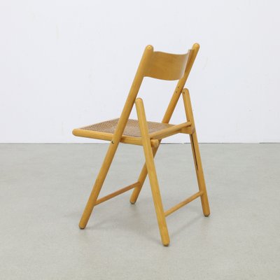 Folding Chair in Webbing & Wood attributed to Habitat, 1980s-RZV-1806987