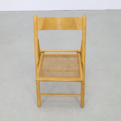 Folding Chair in Webbing & Wood attributed to Habitat, 1980s-RZV-1806987