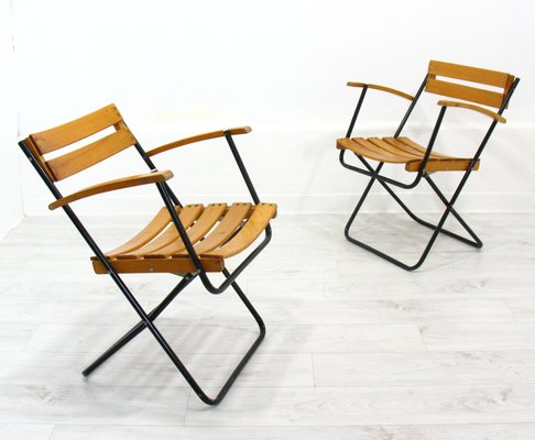 Folding Chairs, 1970s, Set of 2-WVA-946494