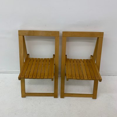 Folding Chairs by Aldo Jacober for Alberto Bazzani, 1960s, Set of 2-BGP-934902