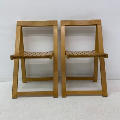 Folding Chairs by Aldo Jacober for Alberto Bazzani, 1960s, Set of 2-BGP-934902