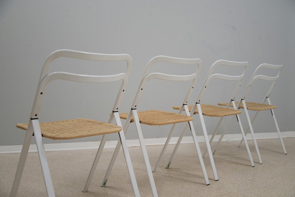 Folding Chairs from Cidue, 1970s, Set of 4