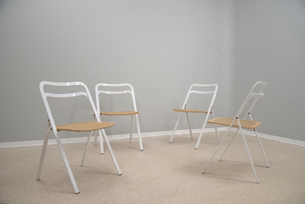 Folding Chairs from Cidue, 1970s, Set of 4