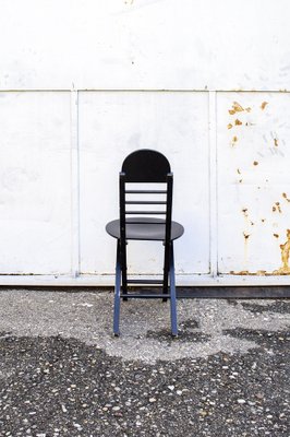 Folding Chairs in Wood, Italy, 1960s, Set of 4-VCV-1722729