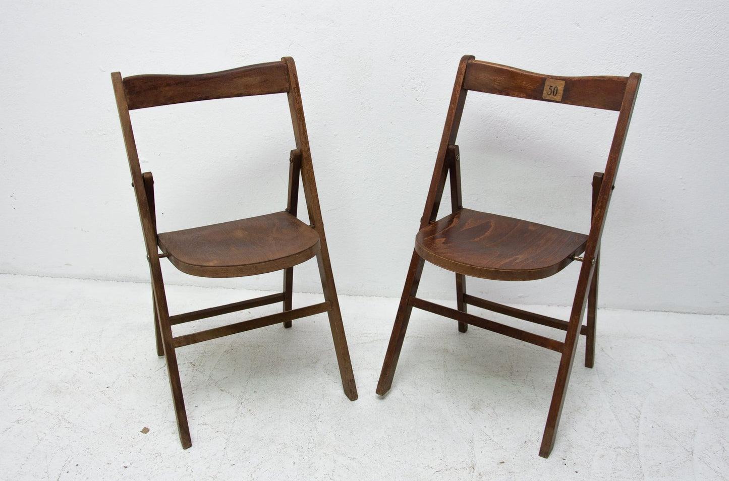 Folding Cinema Seats from Thonet, Czech, 1960s, Set of 2