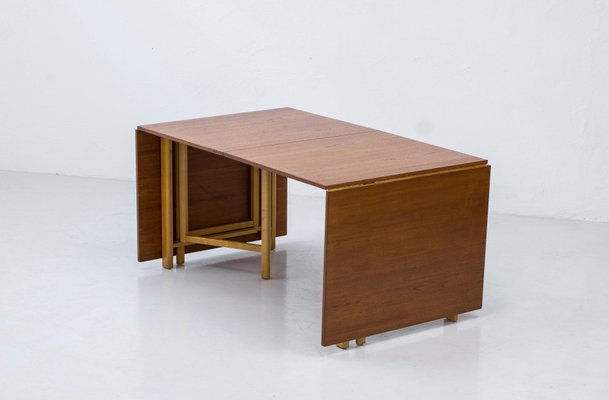 Folding Dining Table by Bruno Mathsson, 1950s-KO-1705372