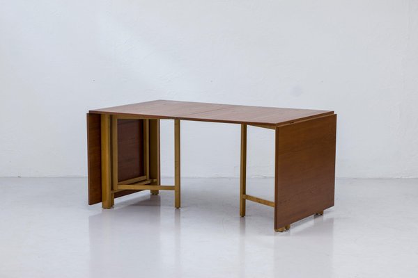 Folding Dining Table by Bruno Mathsson, 1950s-KO-1705372