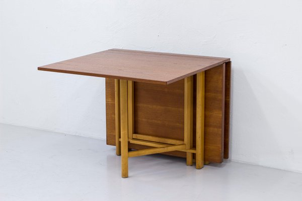 Folding Dining Table by Bruno Mathsson, 1950s-KO-1705372