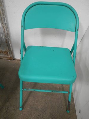 Folding Garden Chairs, 1980s, Set of 4-WWQ-1306169