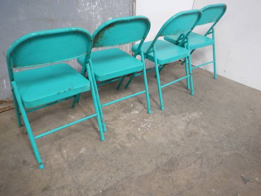 Folding Garden Chairs, 1980s, Set of 4-WWQ-1306169