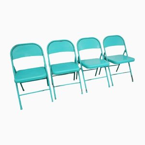 Folding Garden Chairs, 1980s, Set of 4-WWQ-1306169