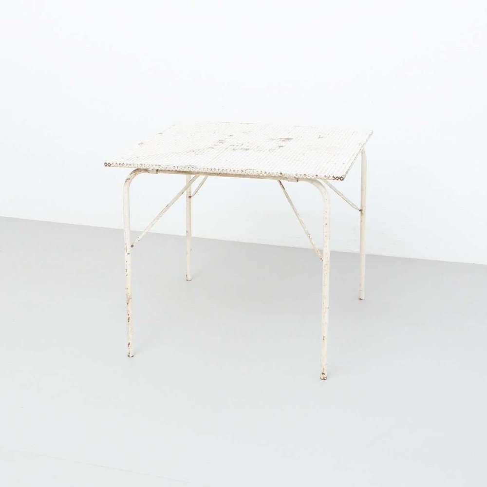 Folding Garden Table attributed to Mathieu Matégot, 1950s