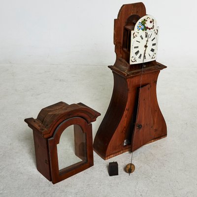 Folding Secretary with Built-in Clock, 1750s-VAP-1150836