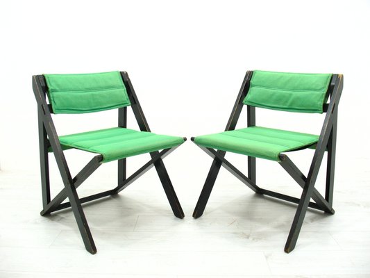 Folding Side Chairs, 1970s, Set of 2-WVA-1739040