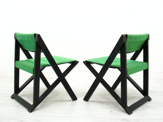 Folding Side Chairs, 1970s, Set of 2-WVA-1739040